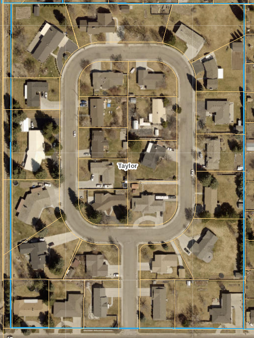 Taylor Estates Subdivision in Rexburg
