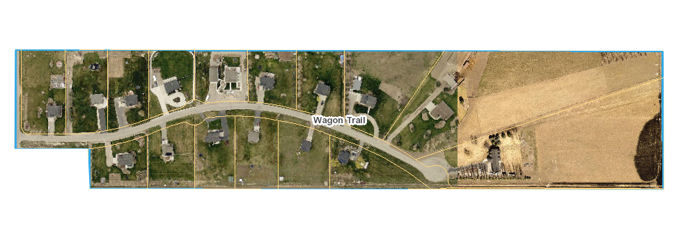 Wagon Trail Subdivision in Rexburg
