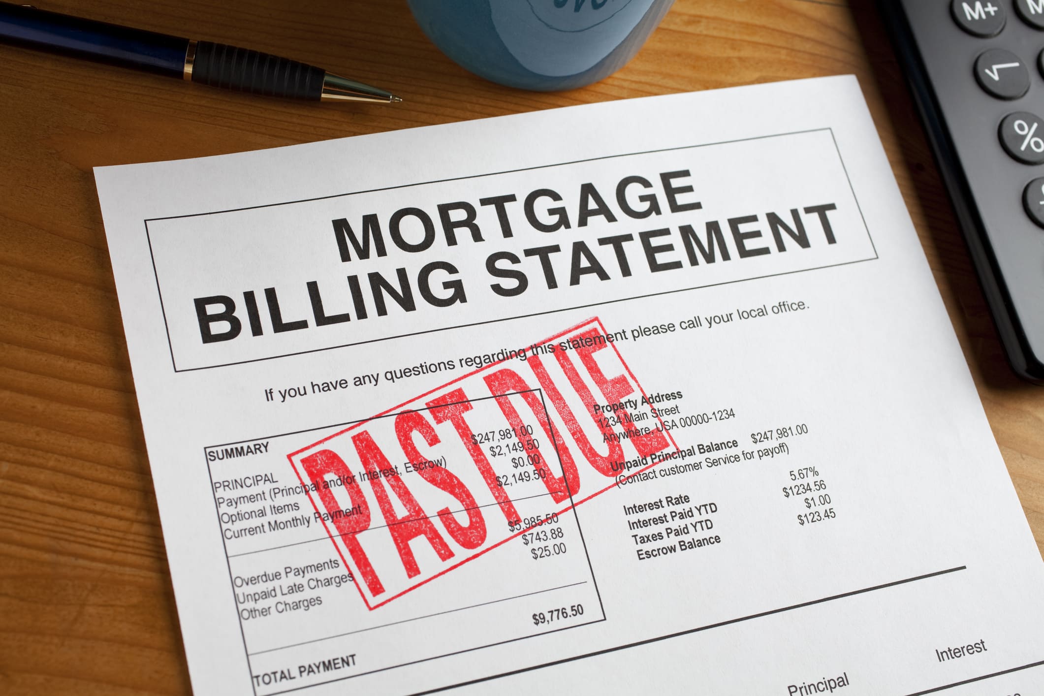 Late Mortgage Payment