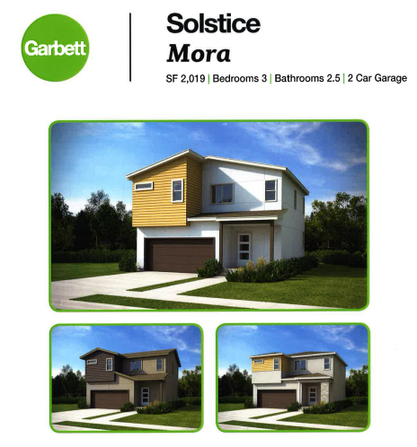 Solstice Mora model home rendering