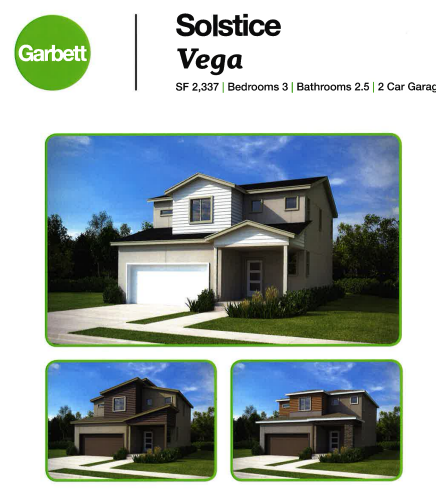 Solstice model home rendering