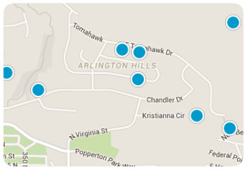 arlington Hills Map