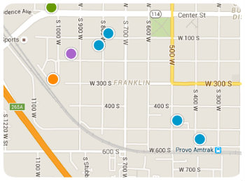 Franklin Elem Homes Map