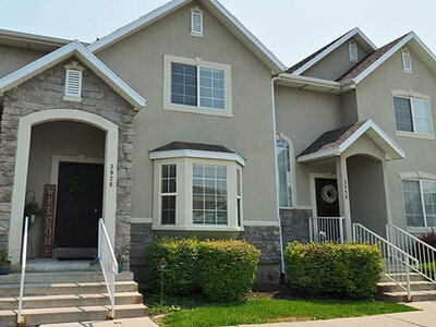 Pilgrims Landing townhomes in Lehi
