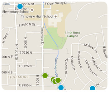 Timpview High Map