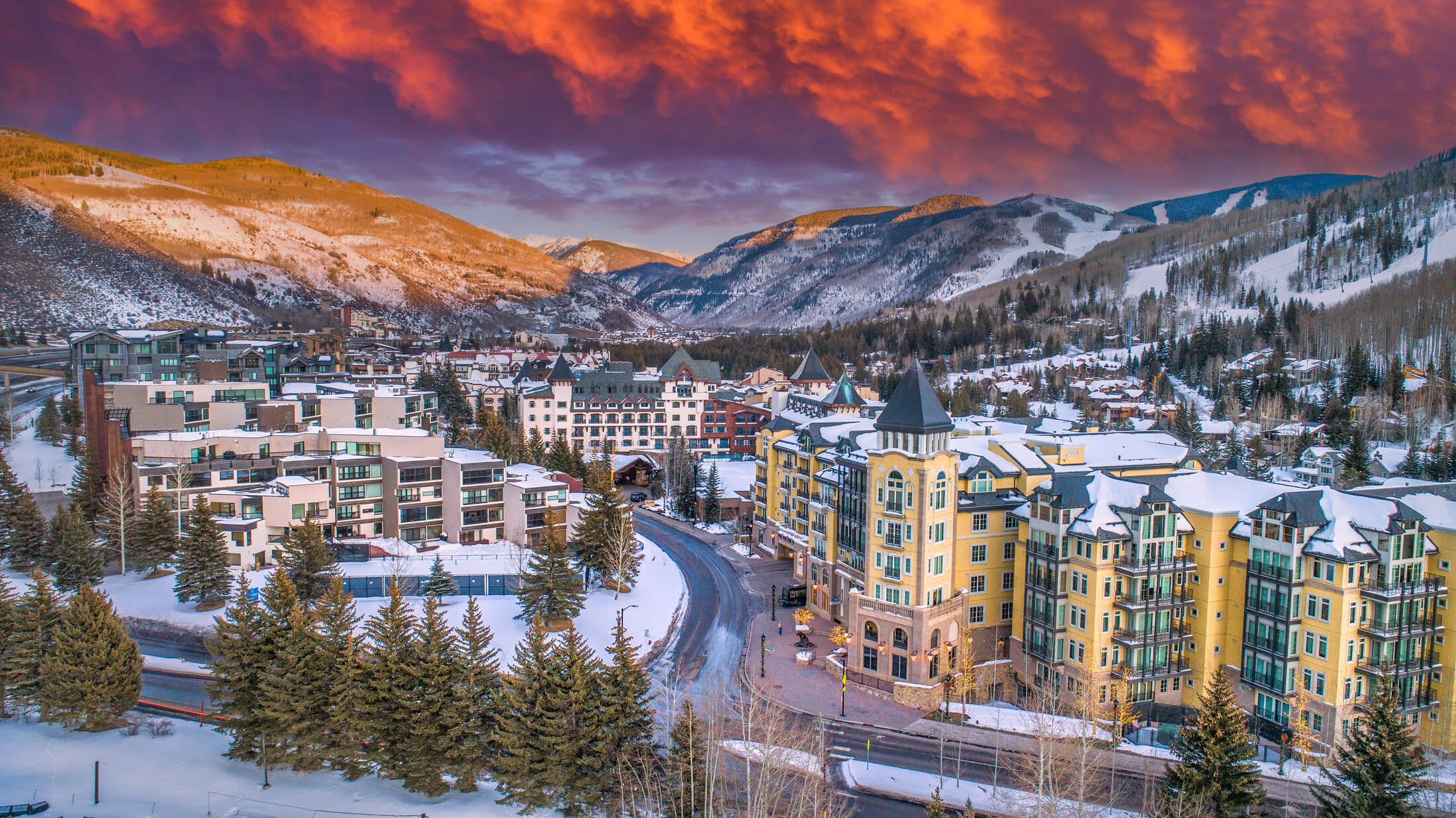 Mountains above the Vail Valley, Colorado