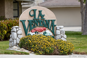 Sign at the west entrance to La Ventana Greens