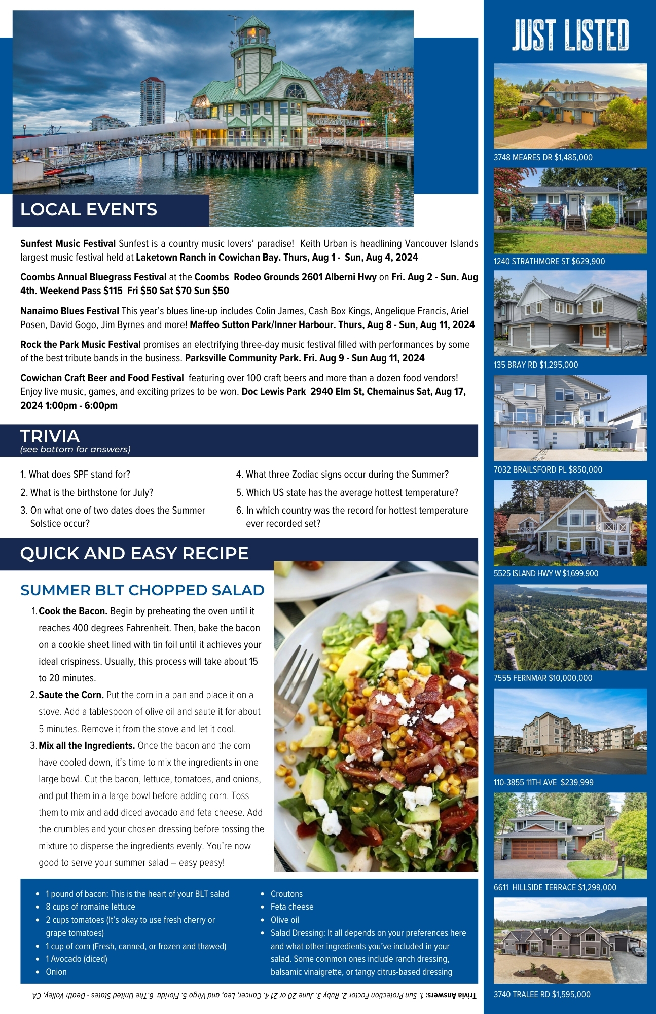 Island Times Newsletter Aug 2024 Page 2