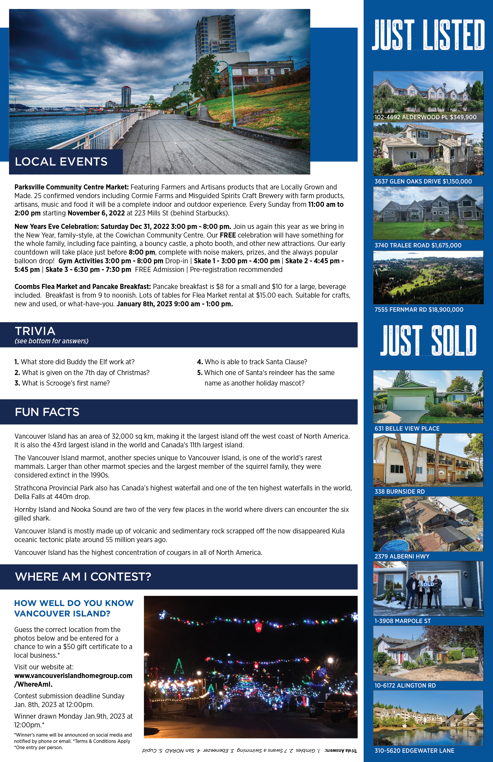 Island Times Newsletter Dec 2022 Page 2