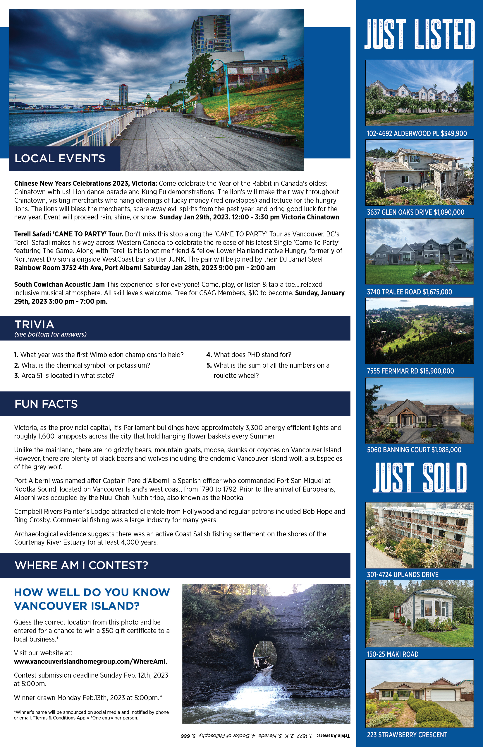 Island Times Newsletter Jan 2023 Page 2