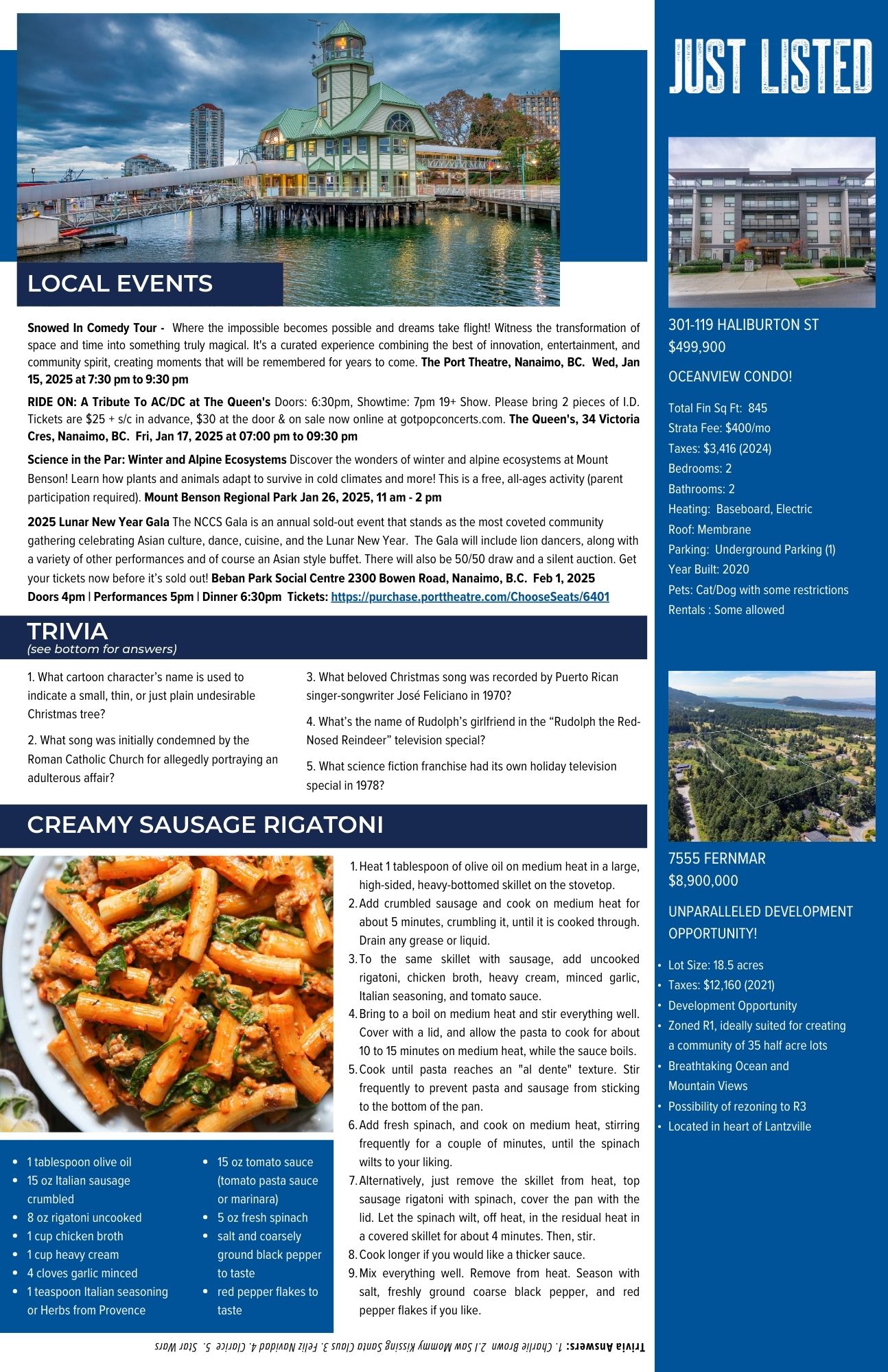 Island Times Newsletter Jan 2025 Page 2