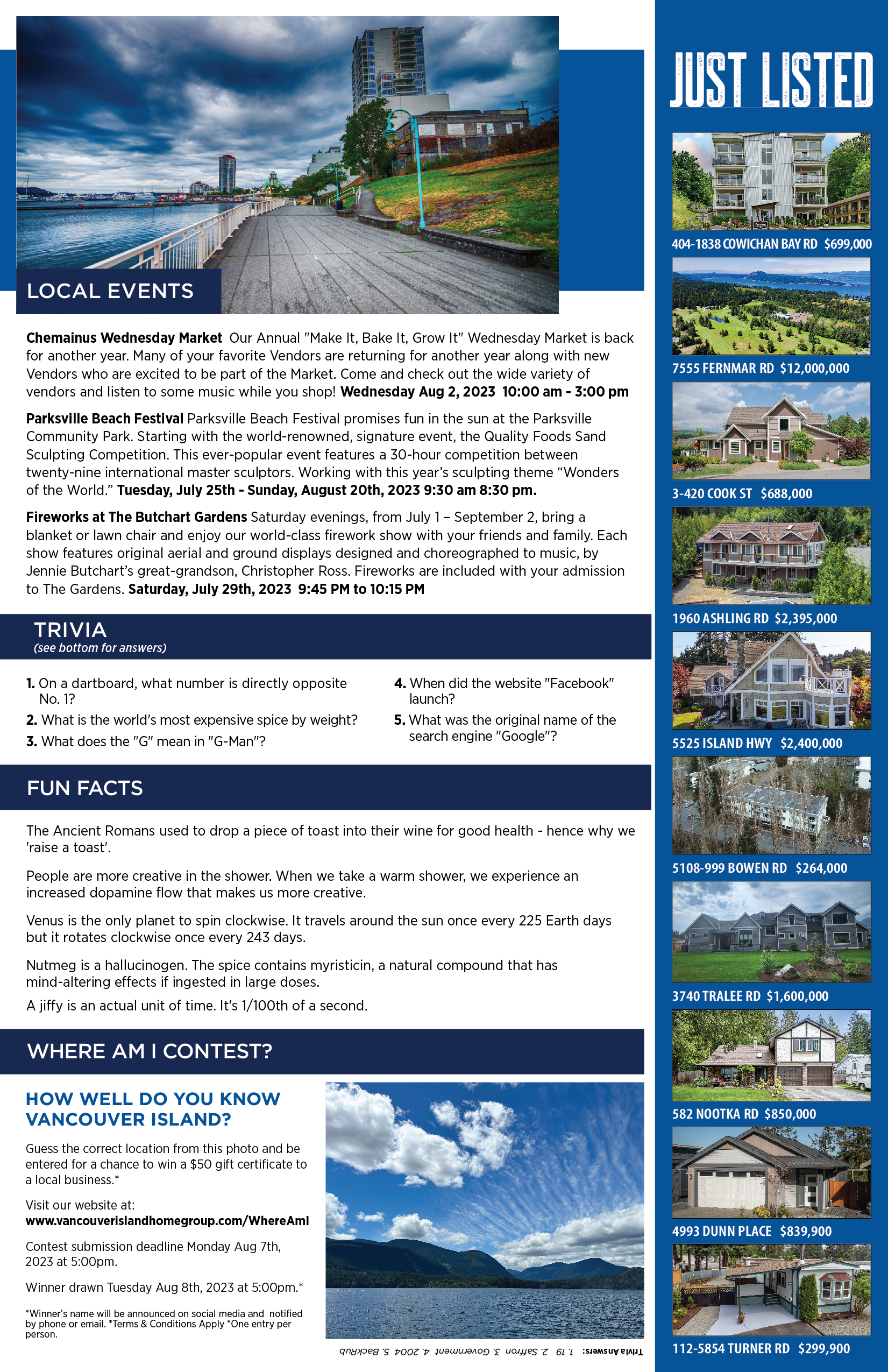 Island Times Newsletter July 2023 Page 2