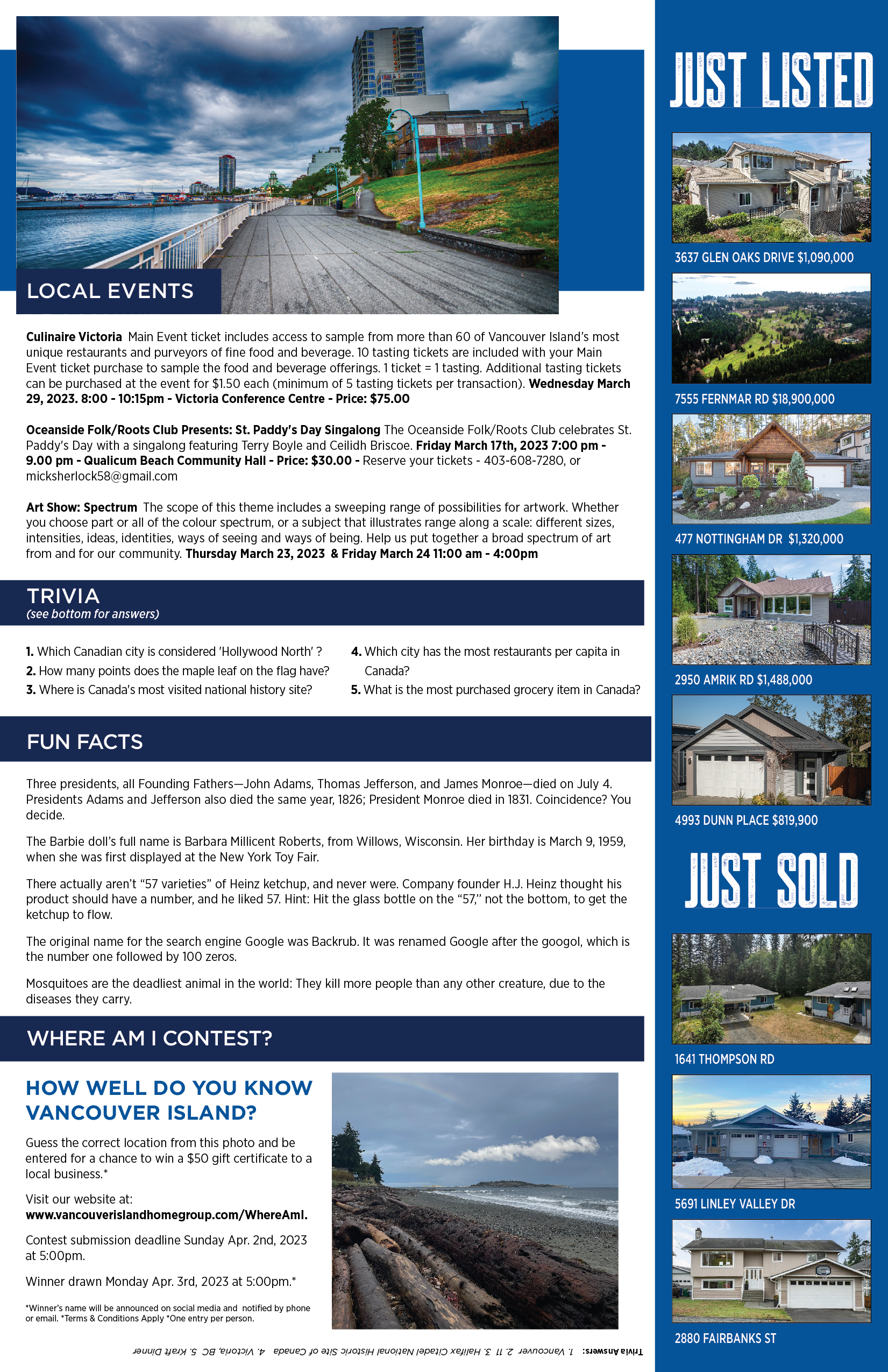 Island Times Newsletter Mar 2023 Page 2