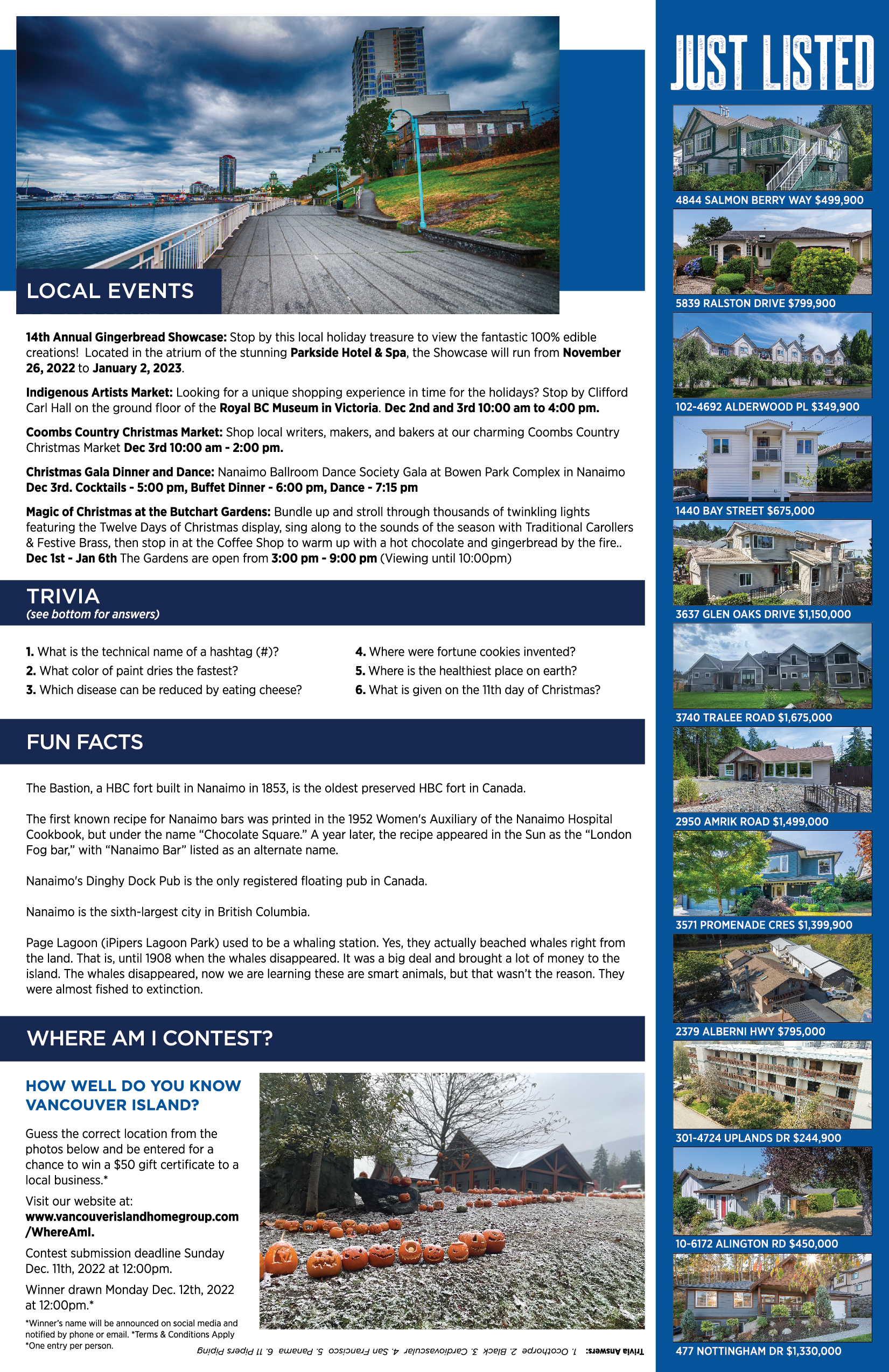 Island Times Newsletter Nov 2022 Page 2