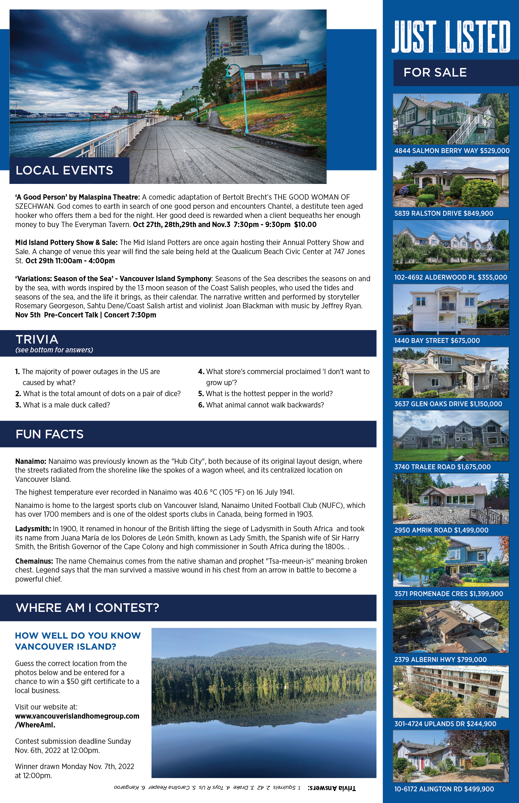 Island Times Newsletter Oct 2022 Page 2