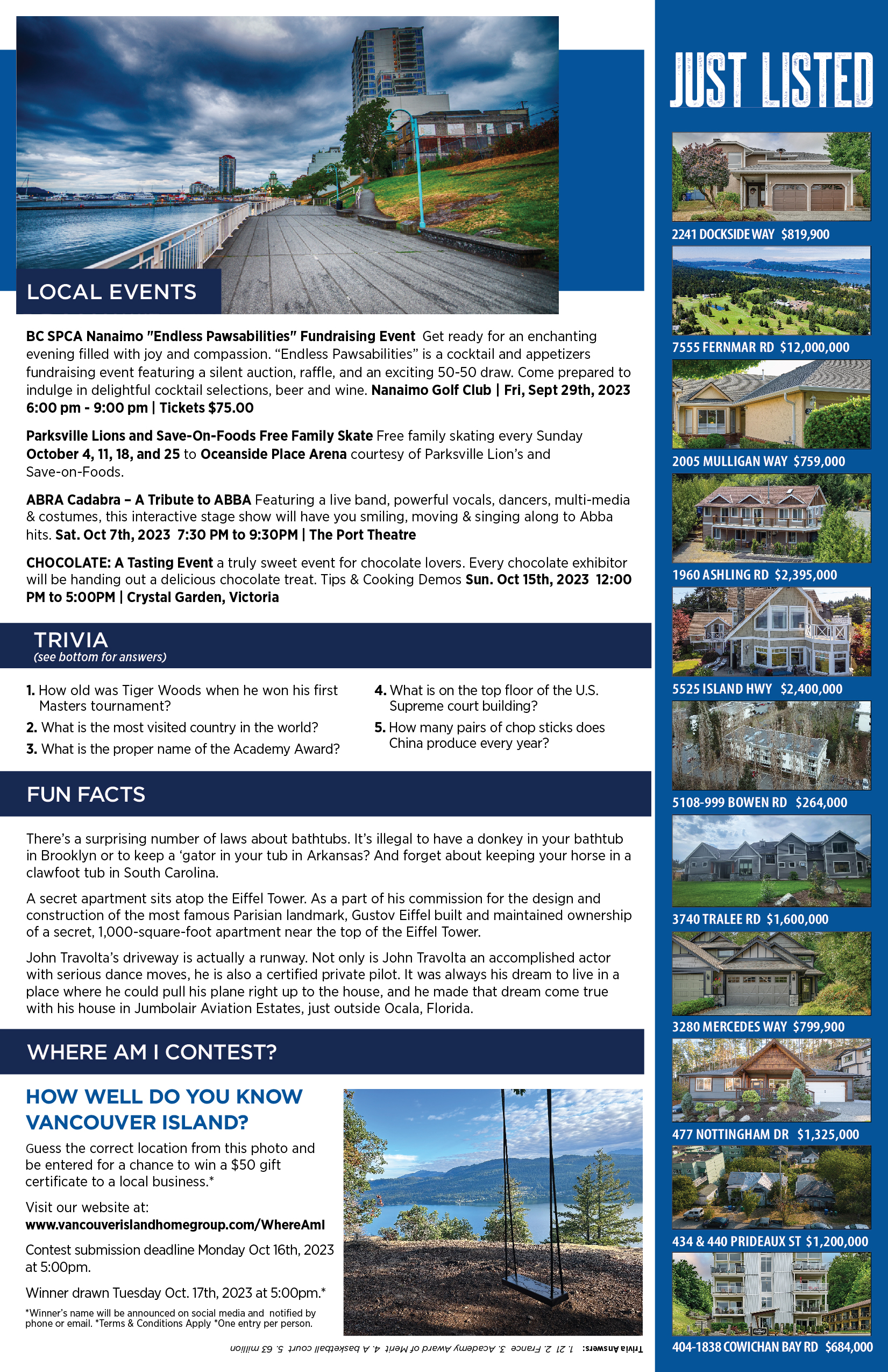 Island Times Newsletter Sept 2023 Page 2