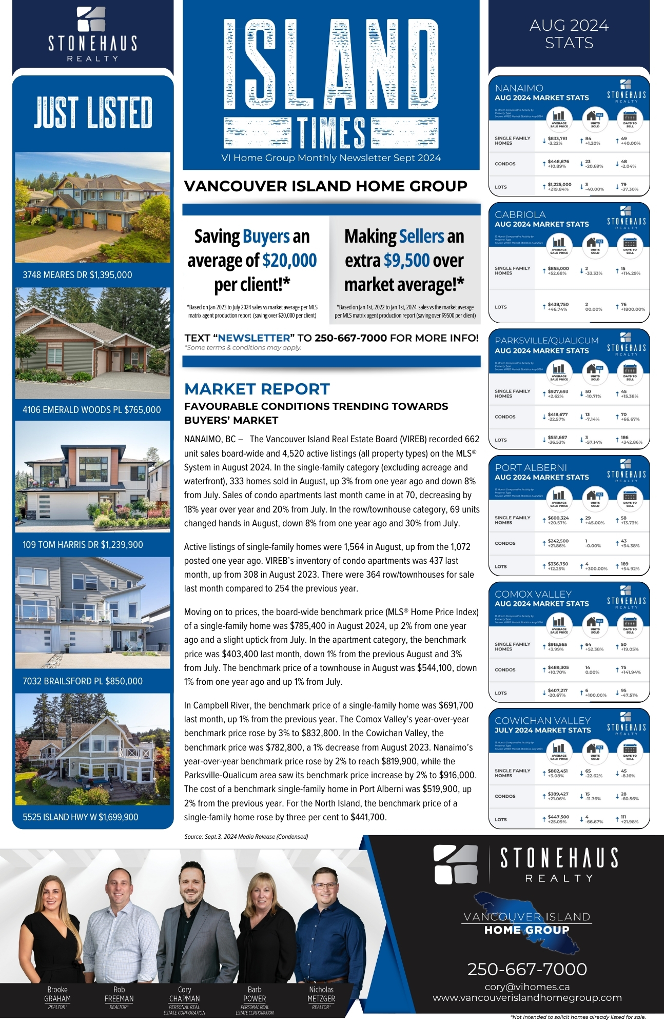 Island Times Newsletter Sept 2024 Page 1