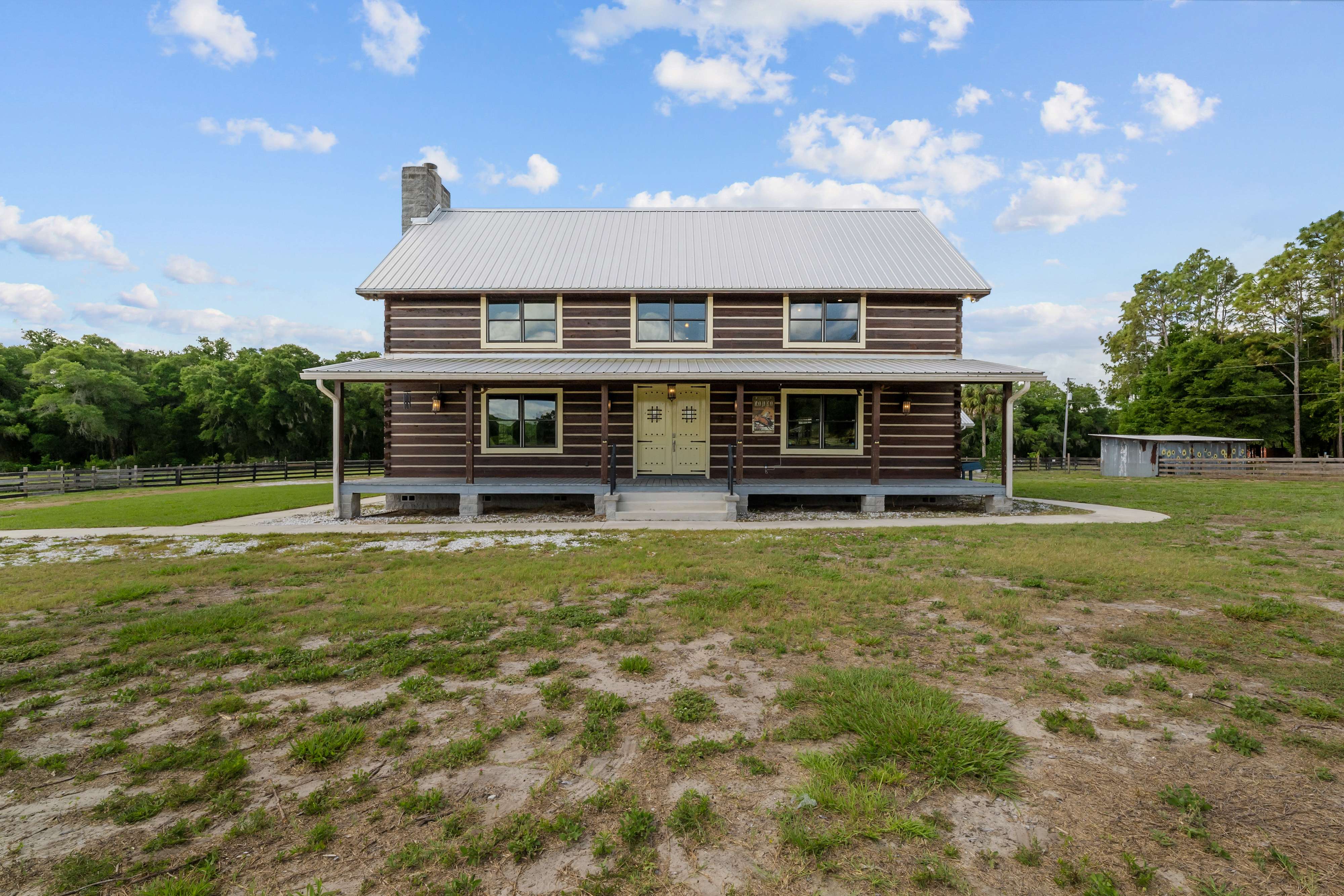 Tract 1 custom log home