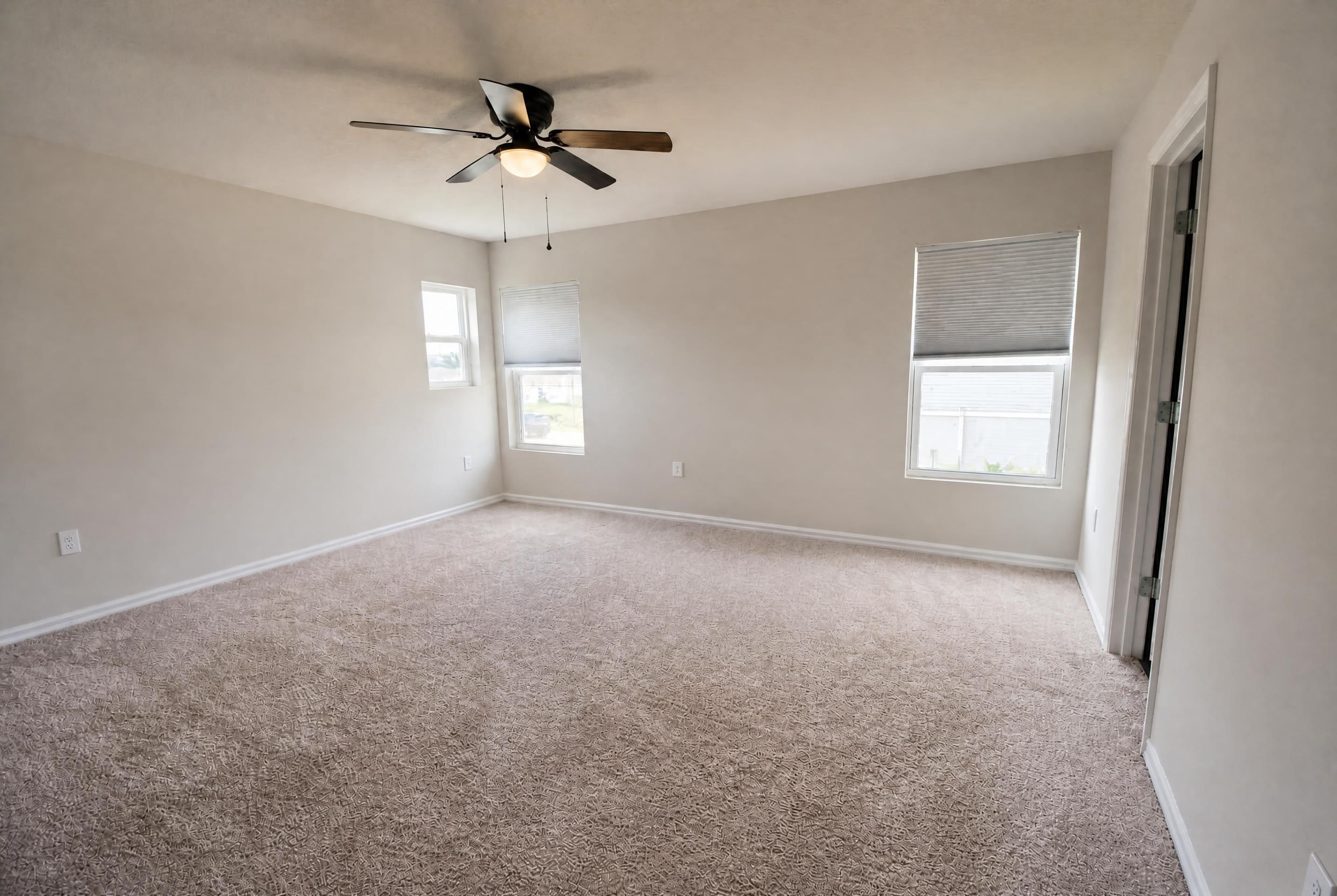 Primary bedroom at 205 River Hill Drive