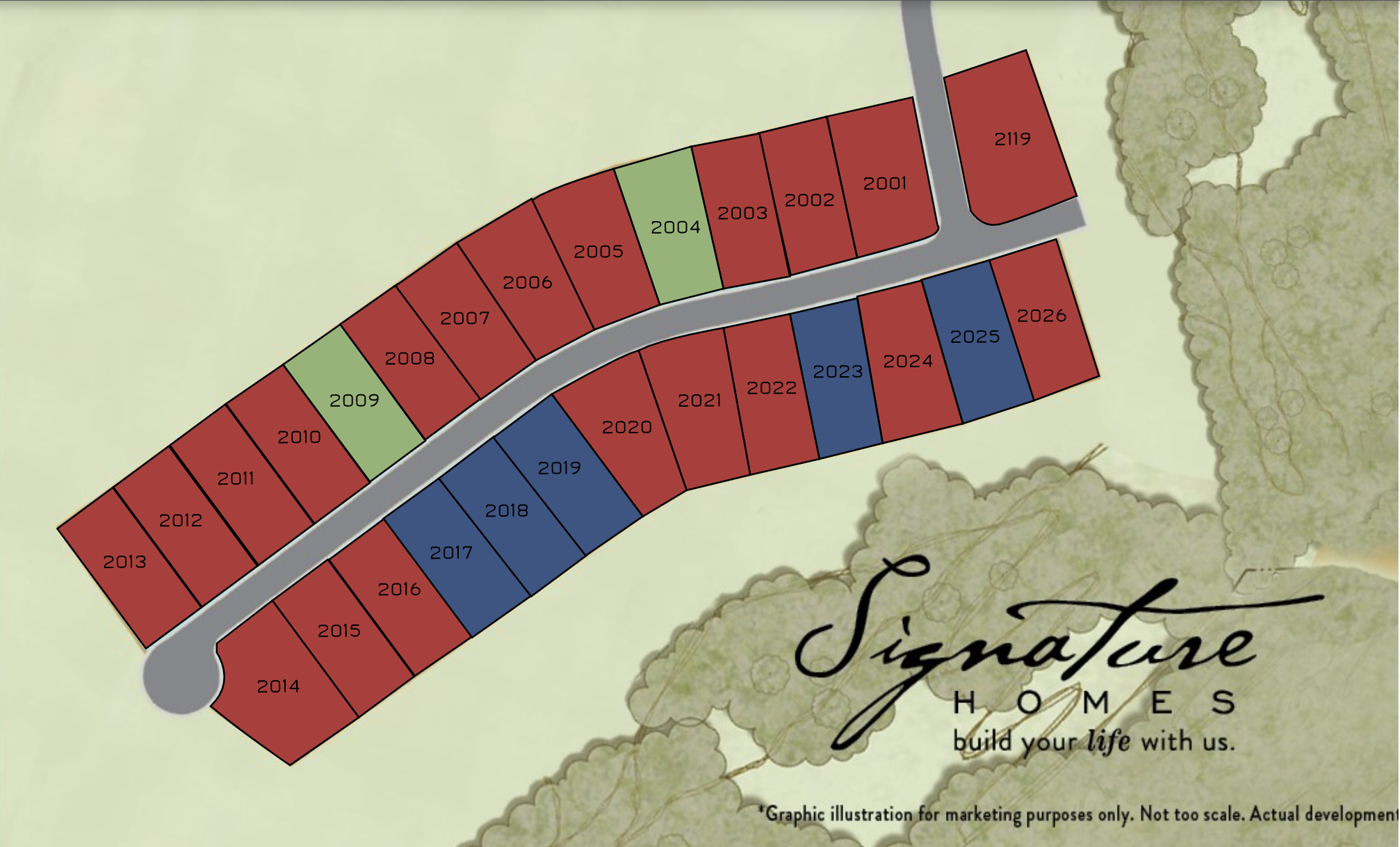Stockton Crest Neighborhood, Trussville Alabama