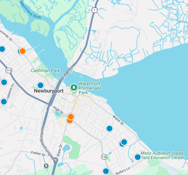 Interactive Map Search
