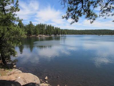 Hawley Lake on the Fort Apache Reservation in the White Mountains of Arizona