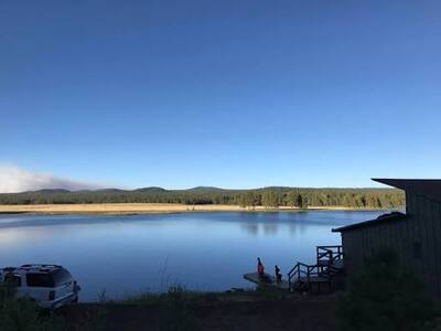 Horseshoe Cienega Lake views off State Route 260 near Pinetop AZ