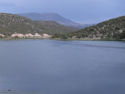 Nelson Reservoir public fishing area south of Nutrioso Arizona