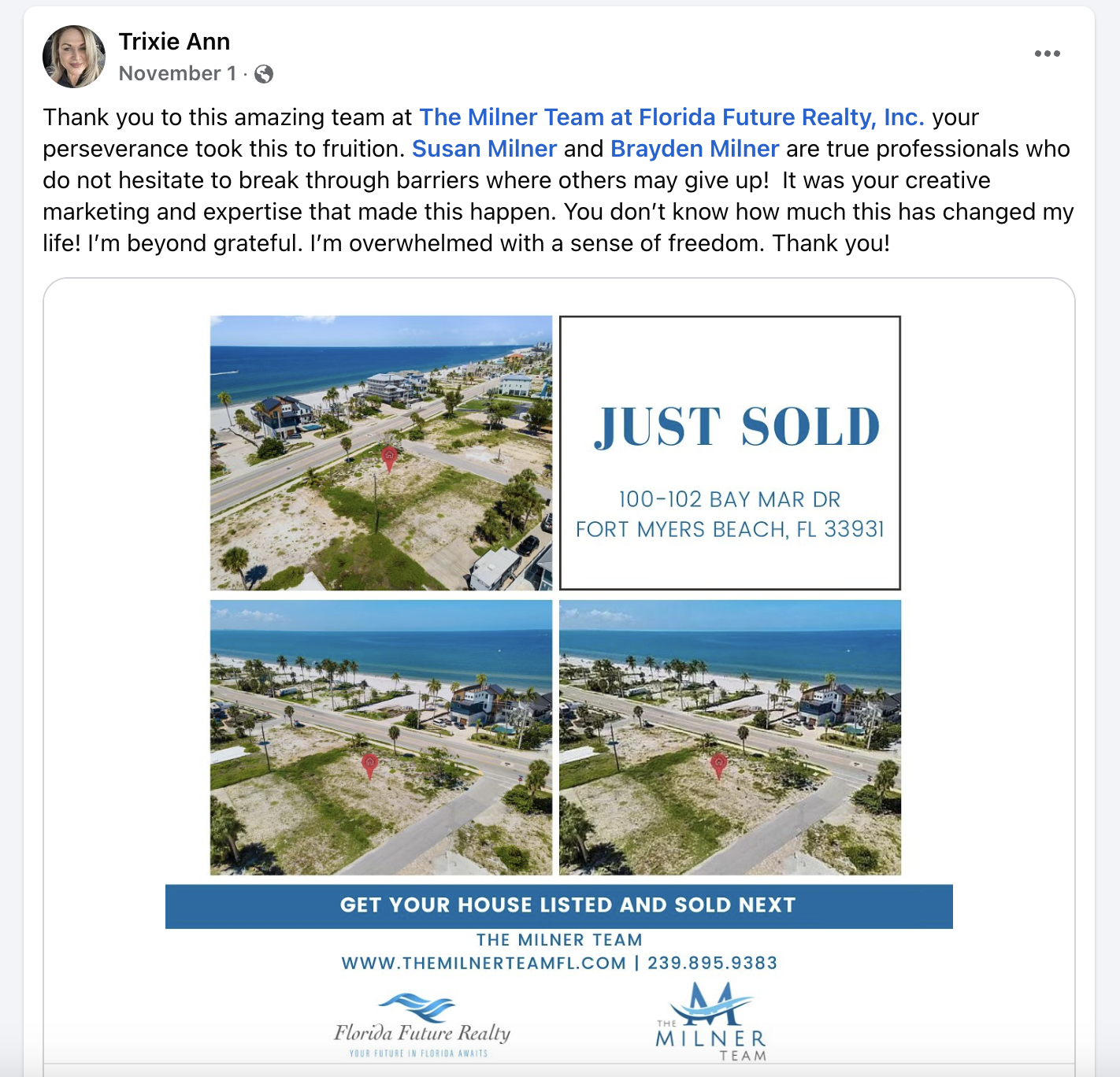 Sell your home fast customer testimonial