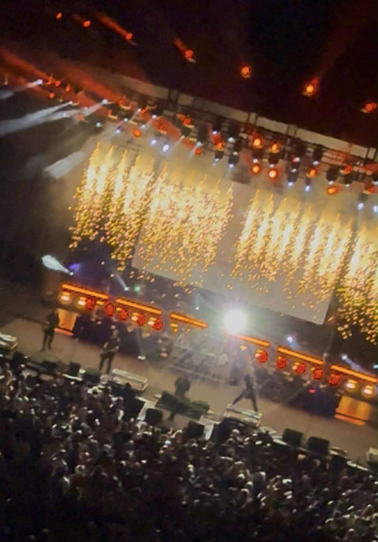 Creedmas concert at Hard Rock Live — crowd and stage production