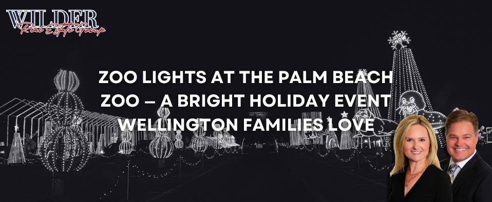 Zoo Lights at Palm Beach Zoo — Wellington families, holiday light displays, animal habitats, Santa photos