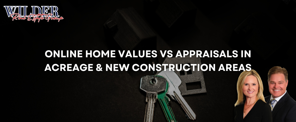 Online home values vs appraisals in acreage and new construction &mdash; The Acreage, Loxahatchee, Westlake, Palm Beach County