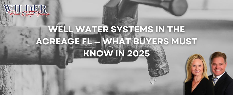 Well water systems in The Acreage FL — buyer guide pump filtration iron sulfur Loxahatchee Palm Beach County
