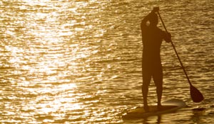 Paddleboarding in Wrightsville Beach