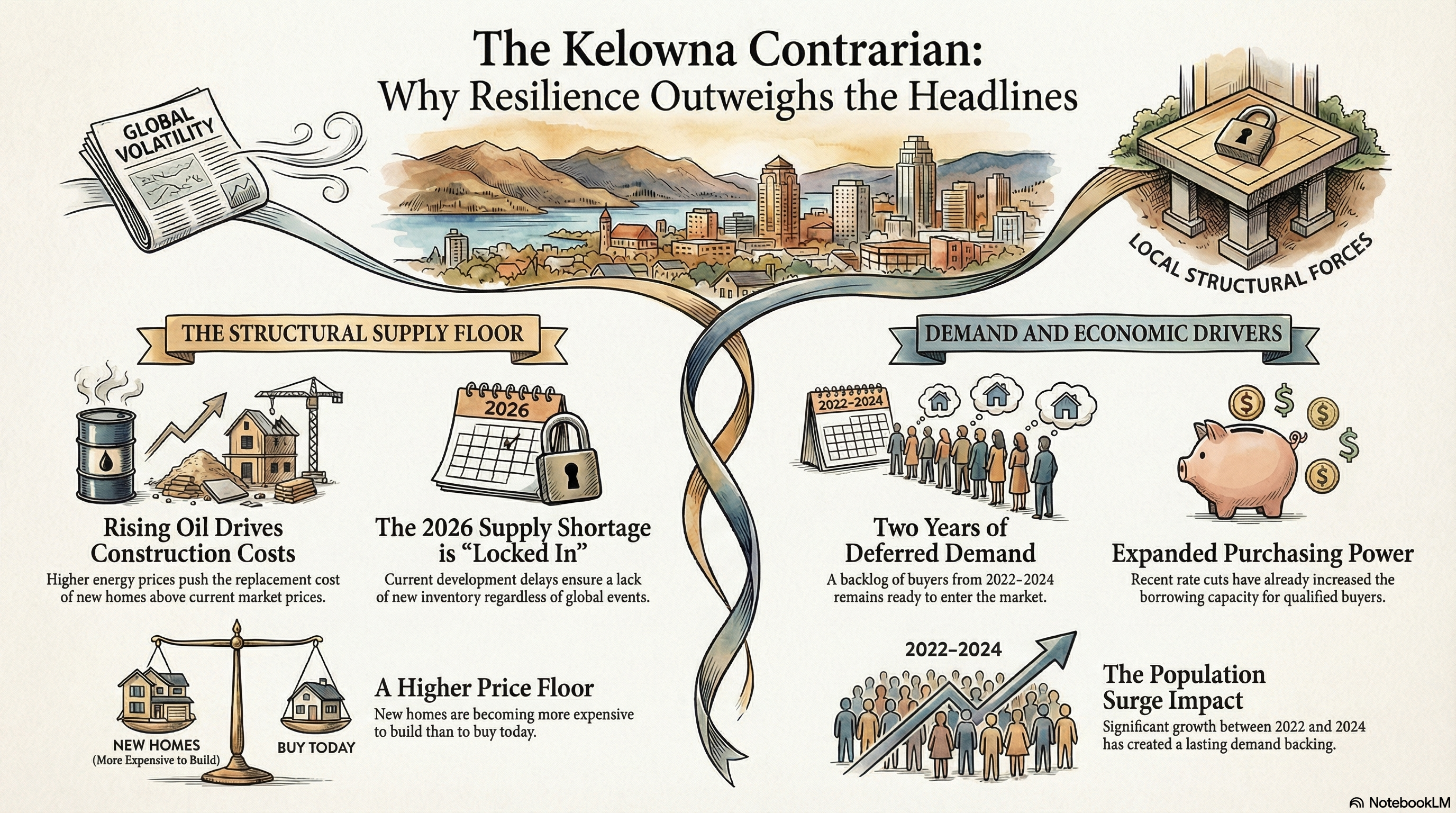 The Kelowna contrarian perspective on real estate during global uncertainty in 2026