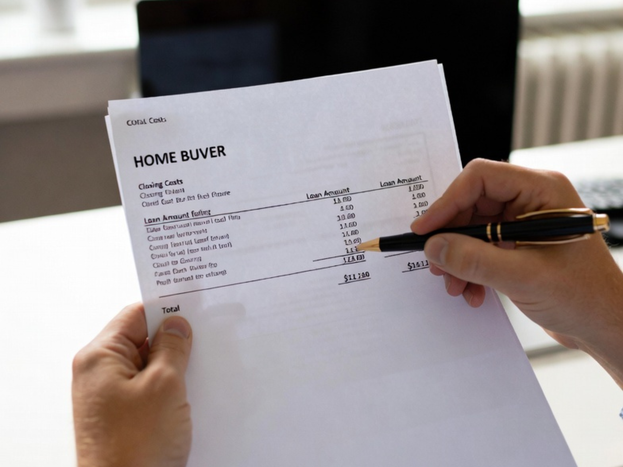 Typical buyer closing costs when purchasing a home in Kelowna BC showing property transfer tax legal fees and insurance
