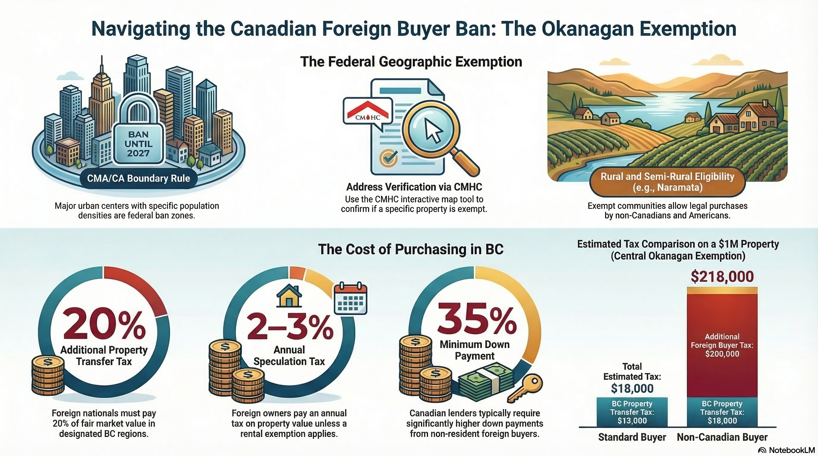 Navigating the foreign buyer ban for US buyers purchasing property in the Okanagan BC