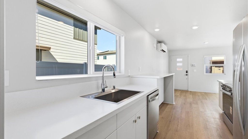 Kitchen sink and counters