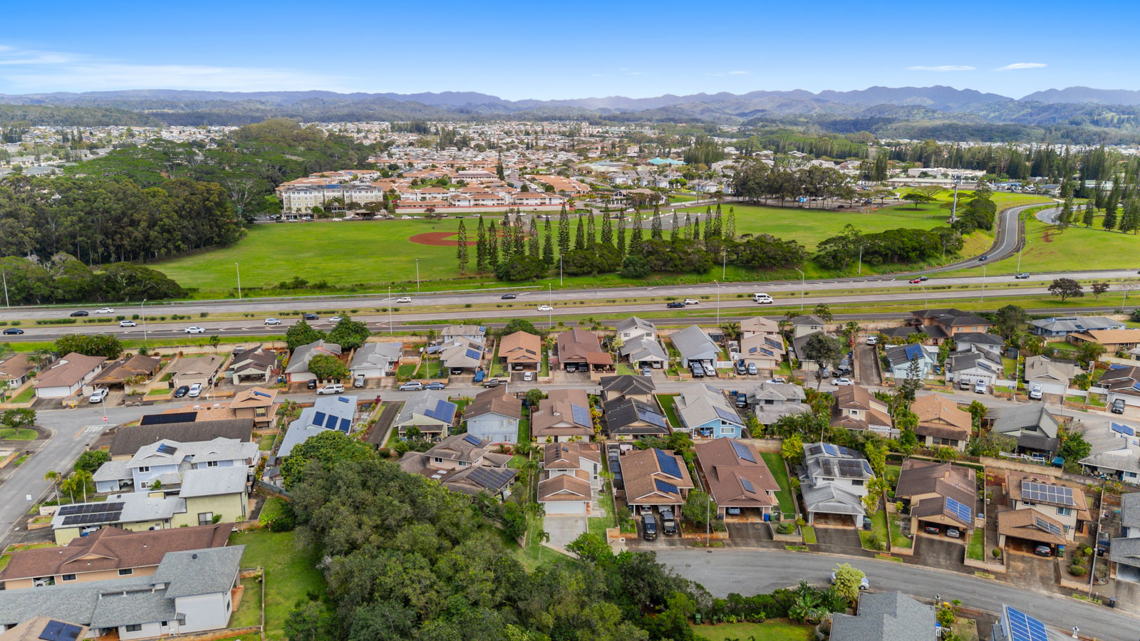 Aerial view of Mililani, Oahu - Central Oahu real estate by Your Oahu Home Team