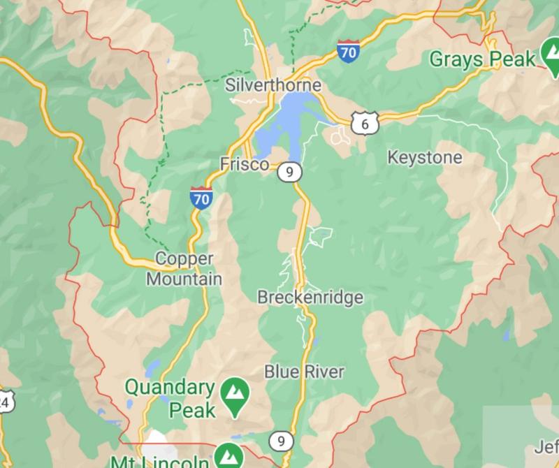 Click for Summit County Real Estate Map Search. Image of Map of Summit County