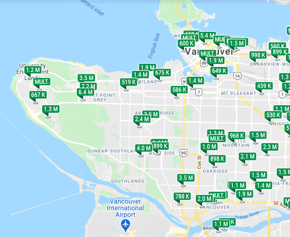Vancouver BC Home Value Report