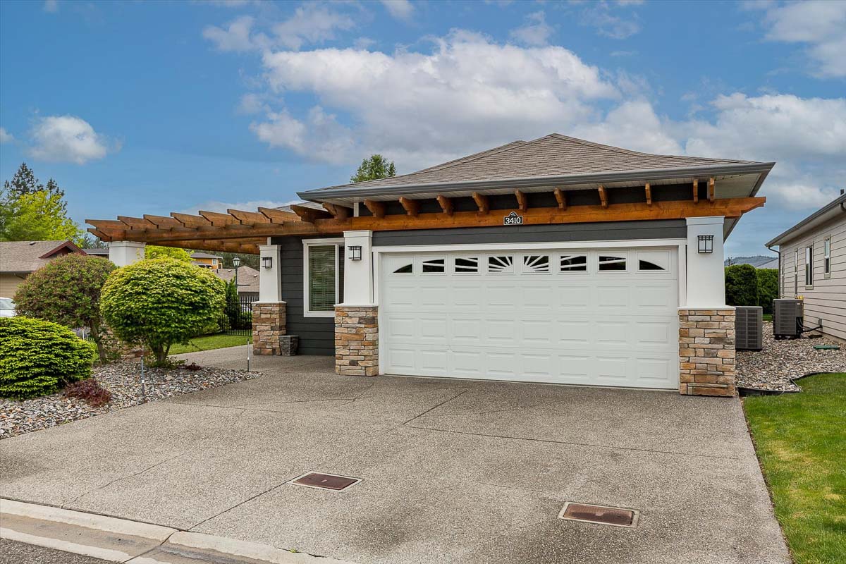 front of 3410 Kingfisher Rd Home for Sale in Westbank, BC