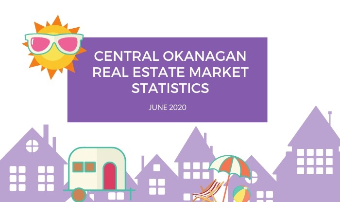 Central Okanagan Real Estate Market Statistics June 2020 Title Image