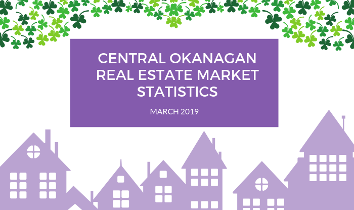 Central Okanagan Real Estate Market Statistics March 2019 Title Image
